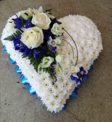 Traditional Blue Heart