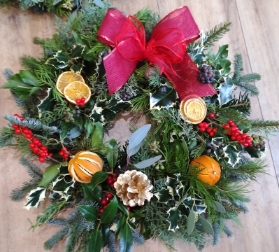 Christmas spice wreath