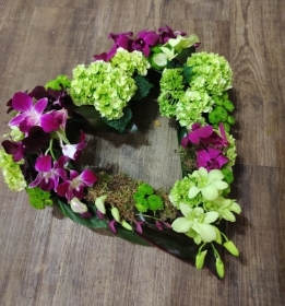 Woodland Orchid Heart