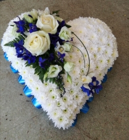 Traditional Blue Heart