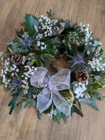 Winter frost wreath